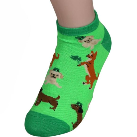 *3/$15* Puppy Dog Lucky St. Patrick's Day Socks - Picture 4 of 4